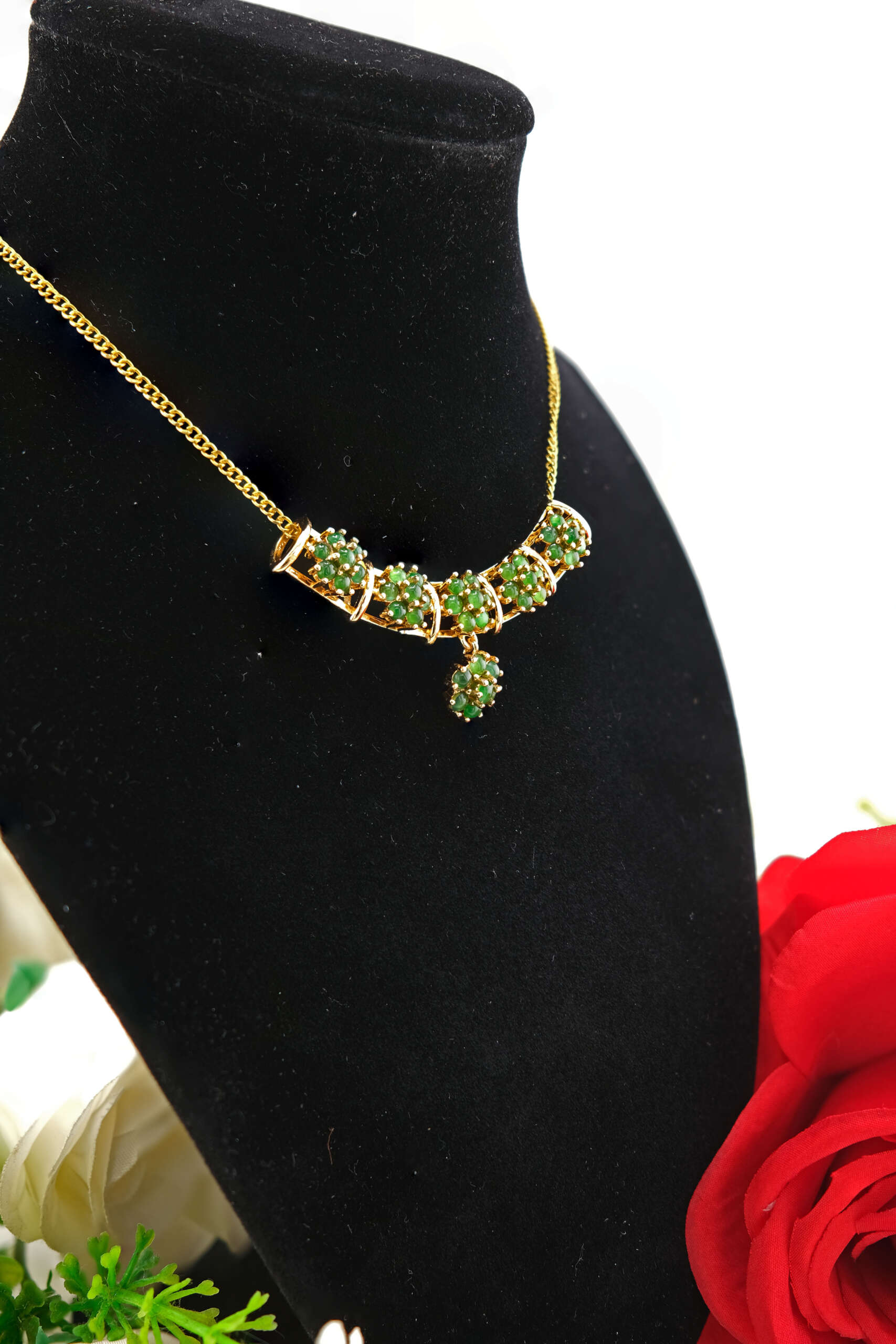 Natural A-Type Burmese Jadeite Necklace - Image 2